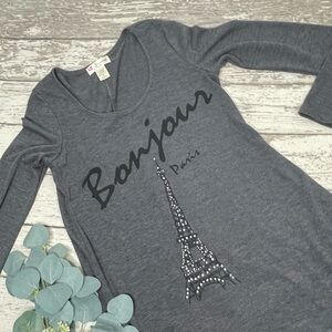 Luscious Los Angeles Bonjour Paris Hi Low Dress